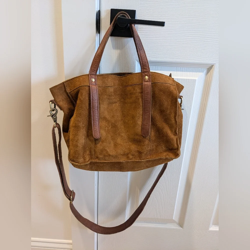 Anabaglish Aurora Suede Tote - Picture 8 of 9